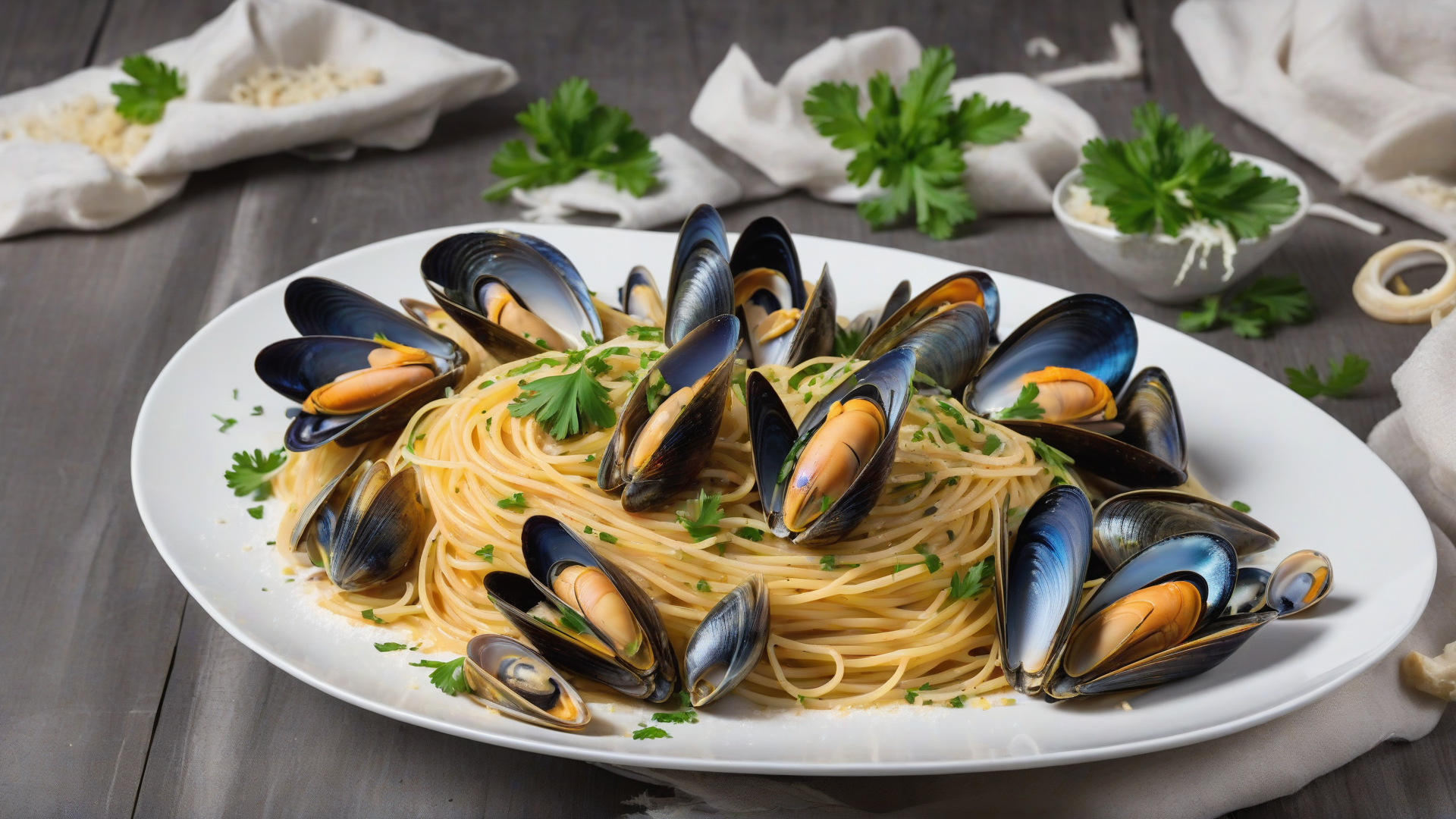 spaghetti cozze